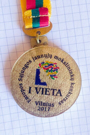 ES Jaunųjų mokslininkų konkurso nacionalinis etapas pirma vieta